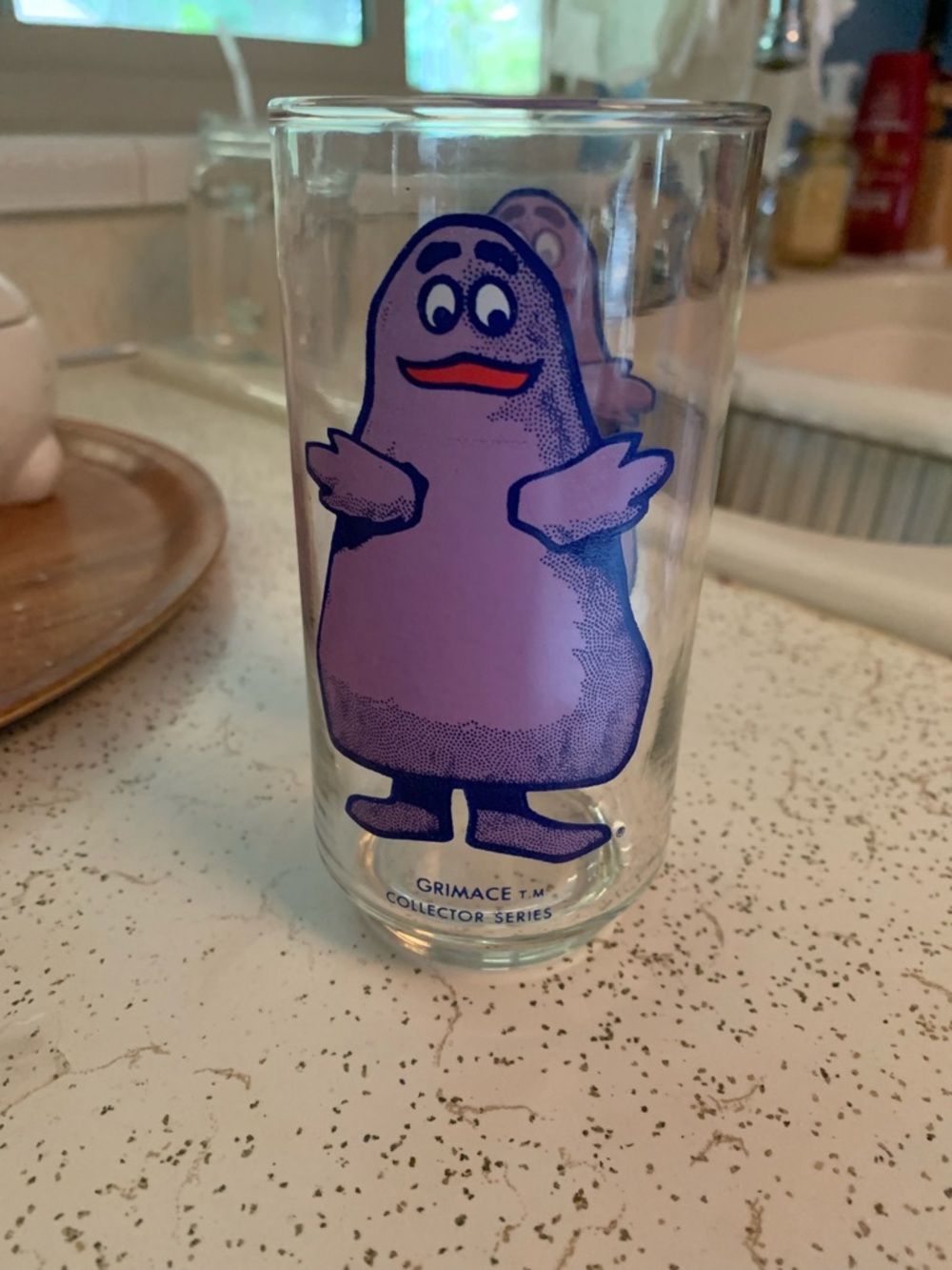 Grimace Collector Series Glass - Purple Character Glasswear